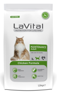Lavital Maintenance Tavuklu Yetişkin Kedi Maması 1,5 Kg