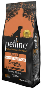 Petline Natural Sensitive Adult Somonlu Yetişkin Köpek Maması 15 Kg