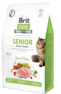 Brit Care Senior Weight Control Düşük Kalorili Yaşlı Kedi Maması