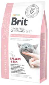 Brit Veterinary Diet Hypo-Allergenic Tahılsız Somonlu Kedi Maması