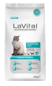 Lavital Sensitive Somonlu Yetişkin Kedi Maması