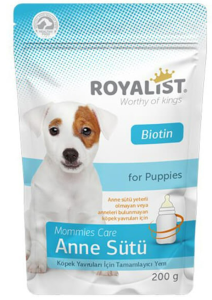 Royalist Biotinli Yavru Köpekler için Anne Sütü Ek Besin Takviyesi