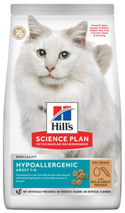hills-bocek-proteinli-hipoalerjenik-kedi-maması